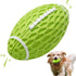 Dog Toys, Rugby Squeaky Dog Toys for Aggressive Chewers, Rubber Tough Dog Toys, Durable and Indestructible Football Dog Toys for Medium Large Dog ...