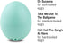 BeepEgg Basic Turquoise – Egg Timer for Boiling Eggs – Musical Egg Cooker for Soft, Medium, Hard Eggs – Food Safe – Singing Floating Egg Timer – E...