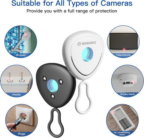 Hidden Camera Detector, Delicate and Compact Detector, Infrared Camera Scanner, Two Detection Modes&Energy Saving Mode, Indoor use for Hotel/Home/...