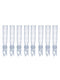 MUHWA HPLC Vial Insert, Clear Plastic Insert with Polyspring, 9-425 Vials Plastic Inserts Fit for 2ml Autosample Vials, Volume 200ul, Pack of 100...