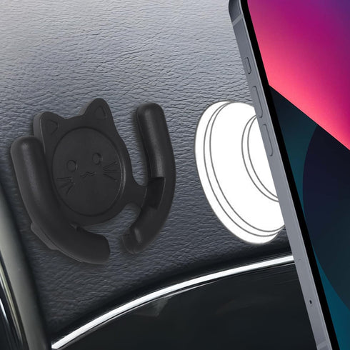 Multi-Surface Holder Car Mount 2 Pack Compatible for Popsocket Grip Holder for Pop Mount Device Support Accessory Desk Wall Mount Cute Cat Strong ...