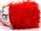 Bright Red Eyelash Yarn 50 Gram Ice 22761......