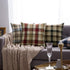MIULEE Pack of 2 Decorative Pillow Covers Check Buffalo Plaids Pillowcase Tartan Linen Rustic Farmhouse Square for Bench Sofa Couch Car Bedroom Re...