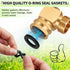 Boltigen 2PCS 90 Degree Hose Swivel Elbow, Brass Garden Hose Swivel Adapter Fitting, 3/4 GHT Garden hose Extension Connector, Garden Hose Kink Pro...