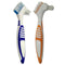 Gus Craft 2-Pack Denture Cleaning Brush Set- Premium Hygiene Denture Cleaner Set For Denture Care- Top Denture Cleanser Tool w/Multi-Layered Brist...