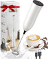 Frother Wand Rechargeable, USB Charging Milk Frother Handheld Powerful Coffee Frother for Coffee Latte, Cappuccino, Mocha, Macchiato, Frappe and P...