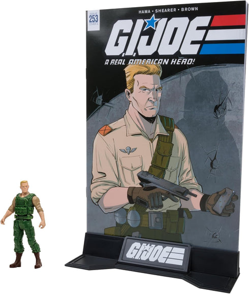 McFarlane Toys - G.I. Joe Page Punchers 2pk Duke and Snake Eyes 3in Action Figures with 2 Comics...
