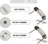 4PCS 877-761 Feeder Spring 877-825 Feeder Shaft 877-826 Shaft Ring Washer Set Compatible with Coil Roofing Nailer NV45AA NV45AB NV45AB2 NV45AB2(S)...