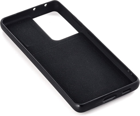 Dockem Wallet Case for Galaxy S21 Ultra: Hidden Metal Plate for Magnetic Mounting with Canvas Style Synthetic Leather, 2 Card Holder Slots: Luxe M...