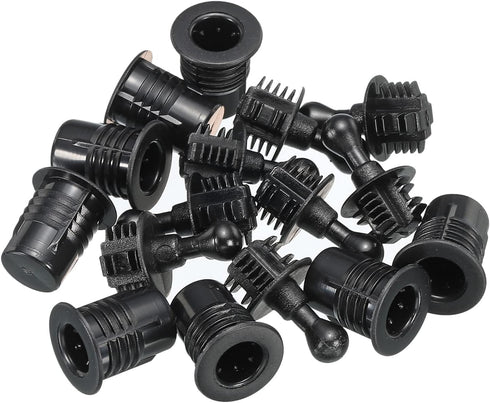 MECCANIXITY Speaker Grill Guides Plastic Black Ball Socket Type Dia 11mm for Speaker Parts Accessories Pack of 8...