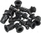 MECCANIXITY Speaker Grill Guides Plastic Black Ball Socket Type Dia 11mm for Speaker Parts Accessories Pack of 8...