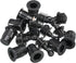 MECCANIXITY Speaker Grill Guides Plastic Black Ball Socket Type Dia 11mm for Speaker Parts Accessories Pack of 8...