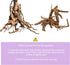 8 Pack Natural Driftwood for Aquarium, Aquarium Decor Spider Wood Freshwater Fish Tank Reptile Driftwood Branch (3.15"- 4")...