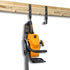2PCS Chainsaw Wall Mount Holder Backpack Blower Rack Accessories and Tools for Garage Wall?Weed Eater String Trimmer Hanger Buddy Chain saw Storag...