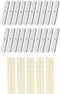 Kare & Kind Candle Wick Sticker (100 pcs) and Metal Candle Wick Holder (10 pcs) Bundle - Silver...