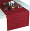 Red Table Runner 36 inch, Cranberry Dresser Scarf, Outdoor Coffee Table Runner, Burgundy Dining Table Runners for Fiesta, Dinner Parties, Events, ...