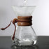 Coffee Brewer,Pour Over Coffee Maker 400ml Double Filter Wooden Sleeve Coffee Brewer Filter Suitable for Home Cafe Parties...