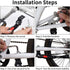 Adjustable Bike Kickstand for 16-20 Inch Bicycles - Easy Installation, Anti-Slip Foot - Durable, Rustproof Aluminum Alloy Bike Support...