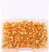 Beadia 18K Gold Plated End Caps Non Tarnish 4x8mm 200pcs for Jewelry Making Findings...