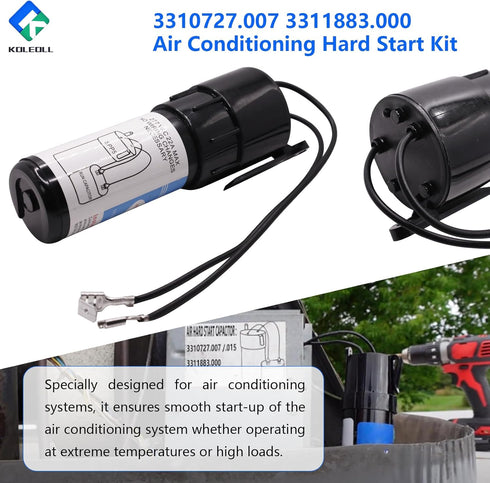3310727.007 3311883.000 Air Conditioner Hard Start Kit Replace for 8333A9021 Fits for 8335-9021 9333-9021 105620-10-70 Hard Start Capacitor...