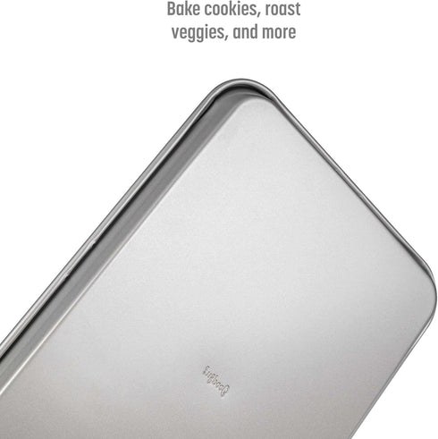 Goodful Nonstick Cookie Baking Sheet Set, Heavy Duty Carbon Steel with Quick Release Coating, Made without PFOA, Dishwasher Safe, 2-Pack Bakeware ...
