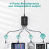 119W USB C Car Charger FEEYOO 4 Port Super Fast Charging Car Charger Adapter PD3.0 & QC3.0 Cigarette Lighter Car USB Charger Multi Port with Cable...