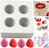 Strawberry Silicone Mold Fruit Chocolate Cake Decorating Silicone Molds For Cupcake Topper Candy Sugar Craft Polymer Clay Gum Paste...