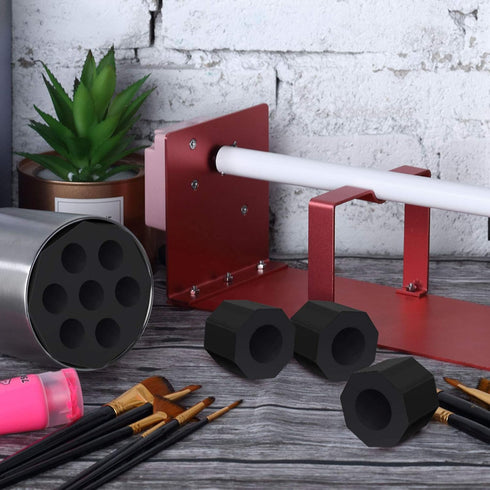 Blulu 10 Pieces Cup Tumbler Foams for 1/2 Inch PVC Pipe, Tumbler Spinner Foams for 30 oz 20 oz 10 oz Bottles Cups 25 Oz, 17 Oz, 12 oz Cola Shaped ...