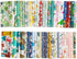 Fat Quarters Fabric Bundles, 50 pcs/lot Top Cotton 5.9" x 5.9" (15cm x 15cm) Squares Patchwork, Precut Quarter Sheets & Different Pattern for DIY ...