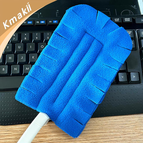 KMAKII Duster Refills, 6-pack - Premium Fleece Reusable Duster Refills for Cleaning Ceiling Fan, Hardwoods, Window, Kitchen - Washable, Eco-friend...
