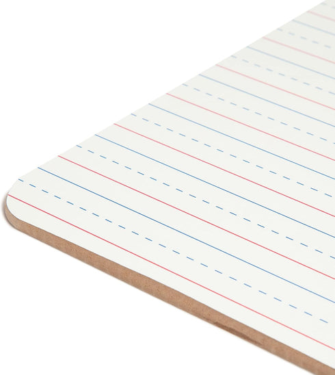 U Brands Dry Erase Lap Board, Double Sided, Ruled and Plain, 9 x 12 Inches, Dry Erase Marker Included (484U06-24)...