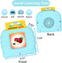 Spanish Learning Flash Cards for Toddlers 2-4 Years Bilingual Spanish English, Speech Therapy Toys, Preschool Educational Learning Talking Sight W...