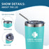 Greys Grays Anatomy Merch,Tv Show Merchandise 20 Oz Insulated Stainless Steel Iced Coffee Tumbler With Lid Straw And Straw Brush,Funny Travel Coff...