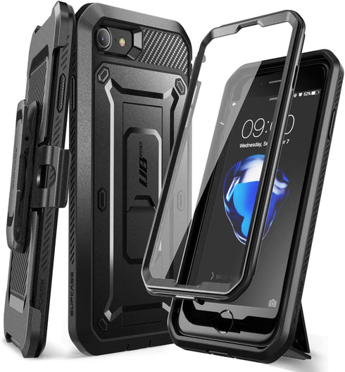 SUPCASE for iPhone SE 3rd Generation / iPhone SE 2nd Generation / iPhone 7/ iPhone 8 Case (Unicorn Beetle Pro), with Screen Protector & Stand & Ho...