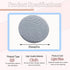 20Pcs Flatback Fabric Covered Button for Suits Gowns Blouses DIY Sewing Accessories,25mm/1in(8#;Light Blue)...
