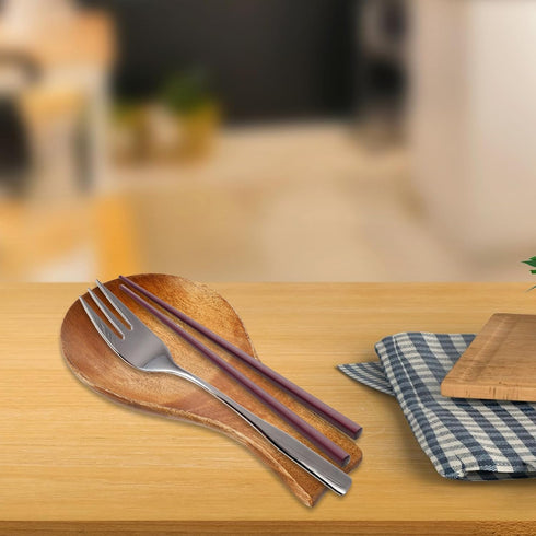 Wooden Spoon holder, Boho Spoon Rest for Stove Top Spatula Holder Wood Spoon Rest Larger Farmhouse Utensil Rest for Kitchen Counter Decoration Bam...