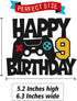 Happy 9th Birthday Cake Topper Game Controller 9s Cake Decoration Level 9s Unlocked Cake Decor Video Play Game Movie Theme Boys Girls Men Women Bd...