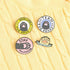 Cat Paw Brooch Set Cute Cat Enamel Pins Cat Paw Letter Lapel Pins Cartoon Cute Cat Themed Brooch Pins Badges Funny Cat Jewelry Gifts Jackets Backp...