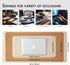 Compact Cork Desk Mat - Small Dual-Sided Desk Pad for Office and Home - Desk Organization and Accessories - Ideal for Large Mouse Pad and Small De...