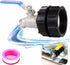 275-330 Gallon IBC Tote Water Tank Adapter(2" Fine Thread)?IBC Tote Adapter +304 Stainless Steel Garden Hose Valve (Lead-Free), IBC Tote Fittings,...