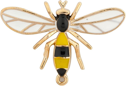 Knighthood Men's Honey Bee Wing Lapel Pin/Brooch Yellow and Black...