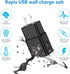 Adaptive Fast Charger Kit Compatible with Samsung Galaxy S7/S7 Edge S6 /S6 Edge/ Note5/4 S4/S3 S2 J7 J7V J5 J3 J3V J2/G3 G4 K20/ Moto E4 E5, USB W...