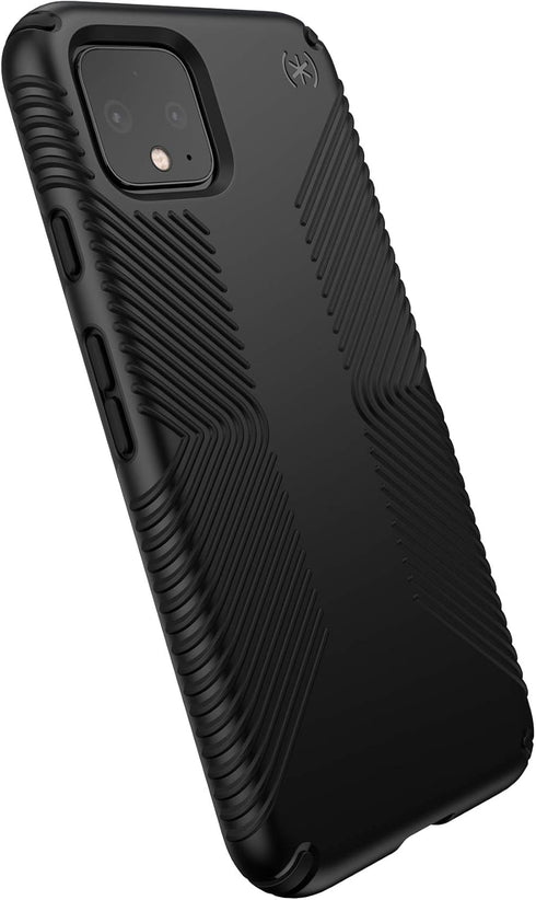 Speck Presidio Grip Google Pixel 4 Case, Black/Black (131857-1050)...