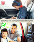 WONNIE Car Tablet Holder, Upgraded iPad Holder for Car Back Seat Headrest Mount Holder for Kids with Anti-Slip Strap,Silicone Holding Net/Fits All...