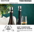 Champagne Stoppers with Stainless Steel Champagne Bottle Stopper with Food Grade Silicone Reusable Champagne Cork, Saver Suitable for Champagne, C...
