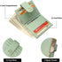 FUNTOR Small Wallets for Women,Ladies Slim Bifold Credit Card Holder with Zipper Coin Pocket(Green)...
