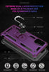 Samsung A71 5G Case,Galaxy A71 5G Case,PUSHIMEI Military Grade Heavy Duty Protection Phone Case Cover with HD Screen Protector Magnetic Ring Kicks...