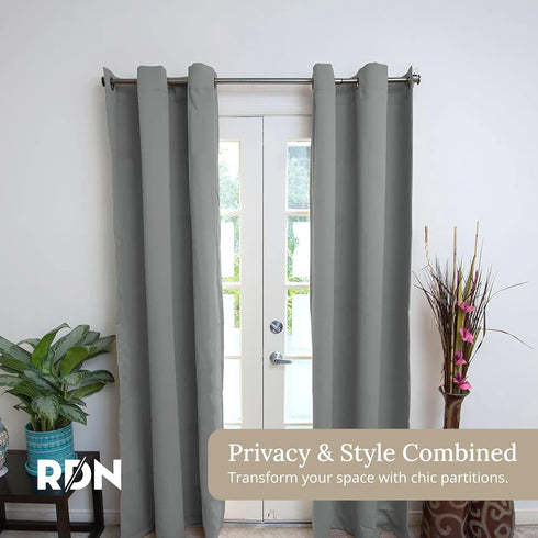 Room/Dividers/Now Adjustable Ceiling Mounted Curtain Rod - Heavy Duty 36-56 Inches Extendable Rods for Walls, Ceilings, Windows and Room Partition...