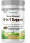 NaturVet Senior Advanced 5-in-1 Support Dog Supplement – Helps Support Immune System, Heart, Liver, Cognitive Function, Eye Health – Includes Gink...
