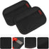 VICASKY 2pcs Car Net Pocket Side Clutter Scattered Storage Pocket Pouch Phone Holder Mini Car Sticky Organizer Mesh Pocket for Car, Car Seat Gap I...